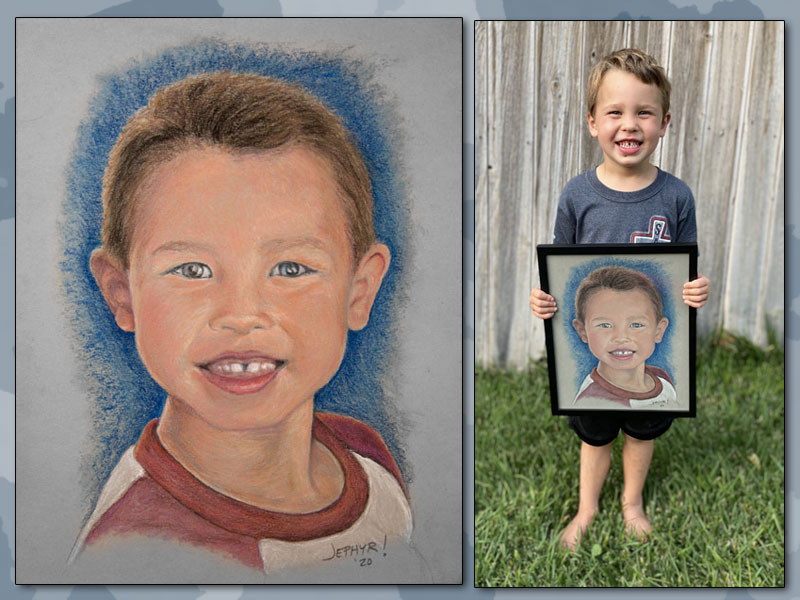 BK5 - Pastel Birthday Portrait" -  Copyright 2020, Jephyr (Jeff Curtis), All Rights Reserved